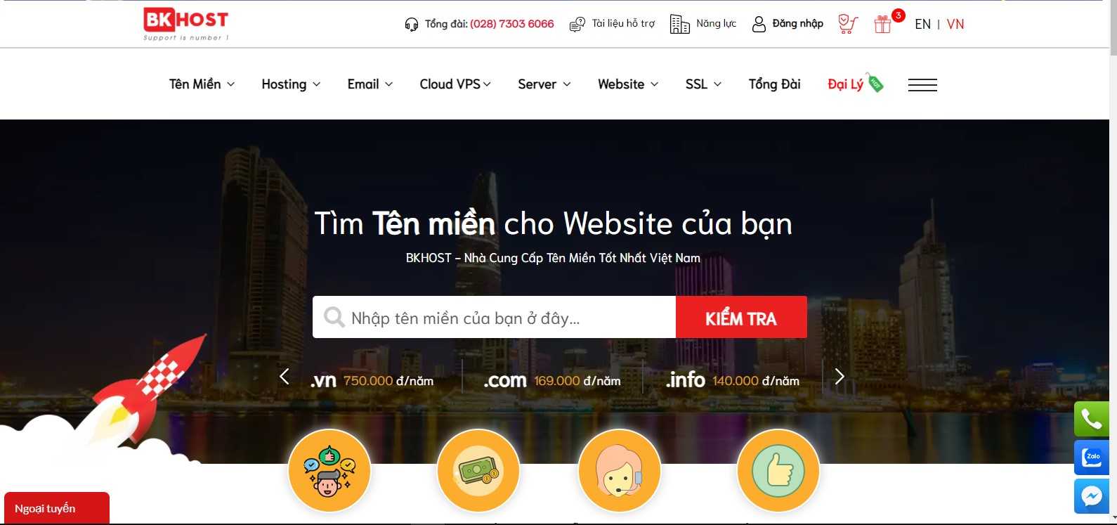 BKHOST nhà cung cấp dịch vụ hosting tại Việt Nam