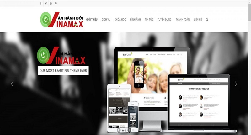 Công ty thiết kế website Vinamax Việt Nam