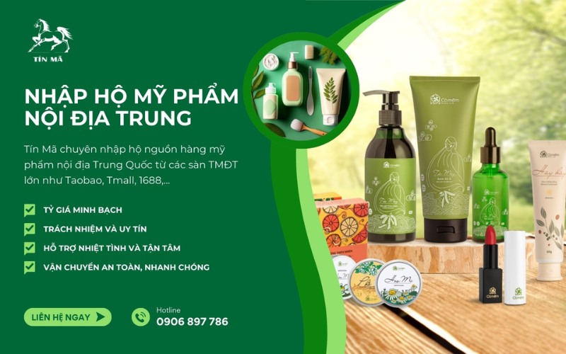 đơn vị nhập hộ mỹ phẩm Tín Mã