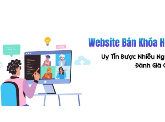 website bán khóa học online
