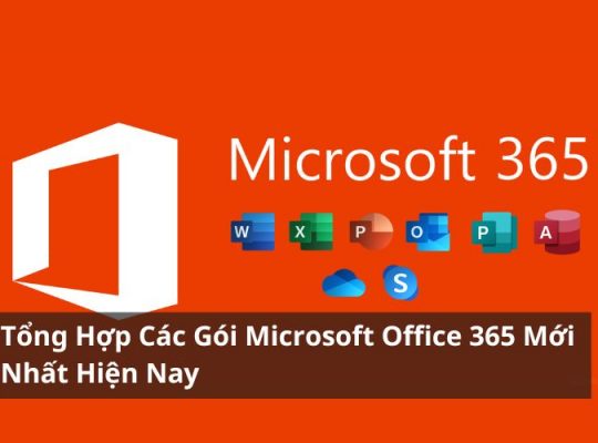 tổng hợp các gói microsoft office 365