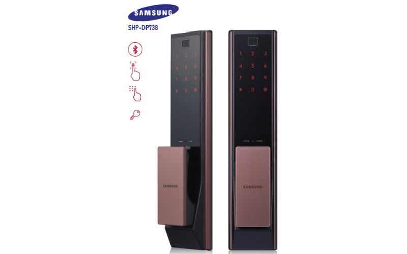 Khóa cửa vân tay hãng Samsung