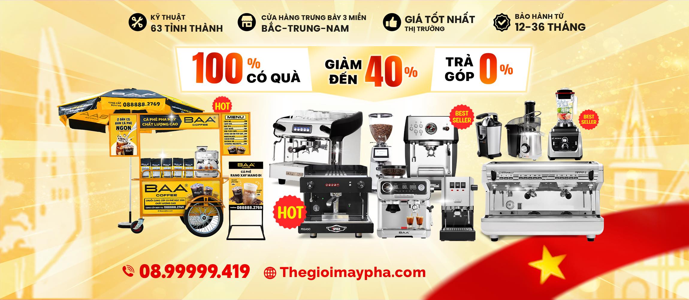 Thế Giới Máy Pha - Cửa hàng bán máy pha cafe chính hãng, giá tốt