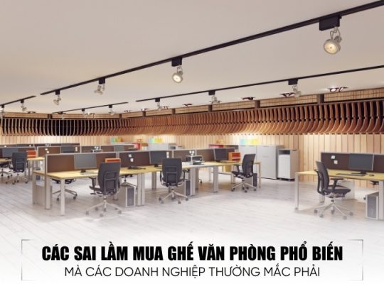 sai lầm mua ghế văn phòng